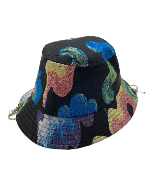bodysong.（ボディソング）bodysong. (ボディソング) バケットハット　ジャガードハット　総柄　日本製 マルチカラー サイズ:実寸参照の古着・服飾アイテム