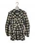 JUNYA WATANABE COMME des GARCONS（(ジュンヤワタナベ コムデギャルソン）の古着「チェック柄テーラードジャケット　デザインジャケット　アウター　ライトアウター　日本製　2010SS」｜ブラック×ホワイト