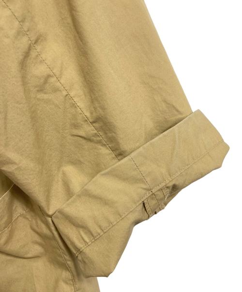 DANTON（ダントン）DANTON (ダントン) DOWNPROOF COLLARLESS SHORT JACKET ダウンプルーフカラーレストランショートジャケット　ノーカラージャケット　アウター　ライトアウター ベージュ サイズ:38の古着・服飾アイテム