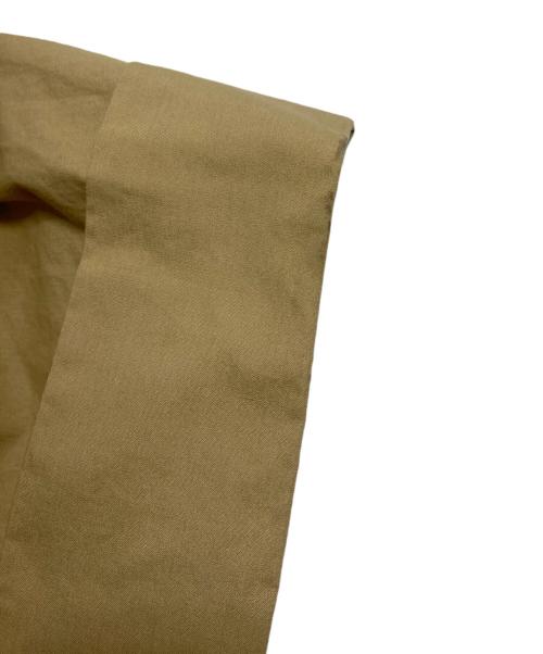 DANTON（ダントン）DANTON (ダントン) DOWNPROOF COLLARLESS SHORT JACKET ダウンプルーフカラーレストランショートジャケット　ノーカラージャケット　アウター　ライトアウター ベージュ サイズ:38の古着・服飾アイテム