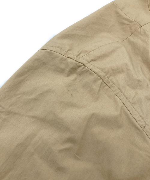 DANTON（ダントン）DANTON (ダントン) DOWNPROOF COLLARLESS SHORT JACKET ダウンプルーフカラーレストランショートジャケット　ノーカラージャケット　アウター　ライトアウター ベージュ サイズ:38の古着・服飾アイテム