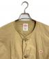 DANTON (ダントン) DOWNPROOF COLLARLESS SHORT JACKET ダウンプルーフカラーレストランショートジャケット　ノーカラージャケット　アウター　ライトアウター ベージュ サイズ:38：6000円