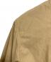 中古・古着 DANTON (ダントン) DOWNPROOF COLLARLESS SHORT JACKET ダウンプルーフカラーレストランショートジャケット　ノーカラージャケット　アウター　ライトアウター ベージュ サイズ:38：6000円
