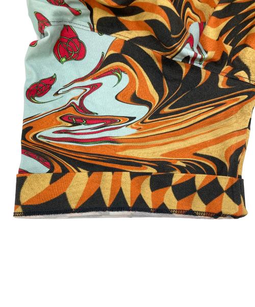 DRIES VAN NOTEN（ドリスヴァンノッテン）DRIES VAN NOTEN (ドリスヴァンノッテン) オーバーサイズTシャツ　半袖カットソー　Tシャツ　Tee  総柄　21FW マルチカラー サイズ:Smallの古着・服飾アイテム