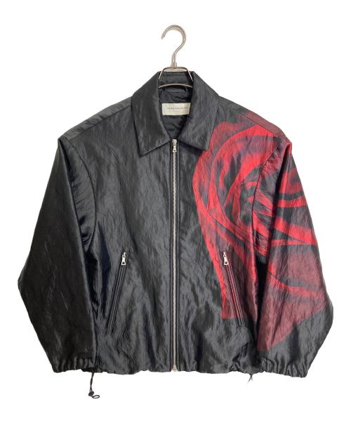 DRIES VAN NOTEN（ドリスヴァンノッテン）DRIES VAN NOTEN (ドリスヴァンノッテン) VOYDS BIS 3149 W.W.JACKET ボンバージャケット　ドローコード　アウター ブラック サイズ:Smallの古着・服飾アイテム