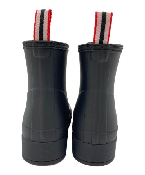 HUNTER（ハンター）HUNTER (ハンター) オリジナル プレイショート　レインブーツ　レインシューズ　長靴 ブラック サイズ:UK4の古着・服飾アイテム