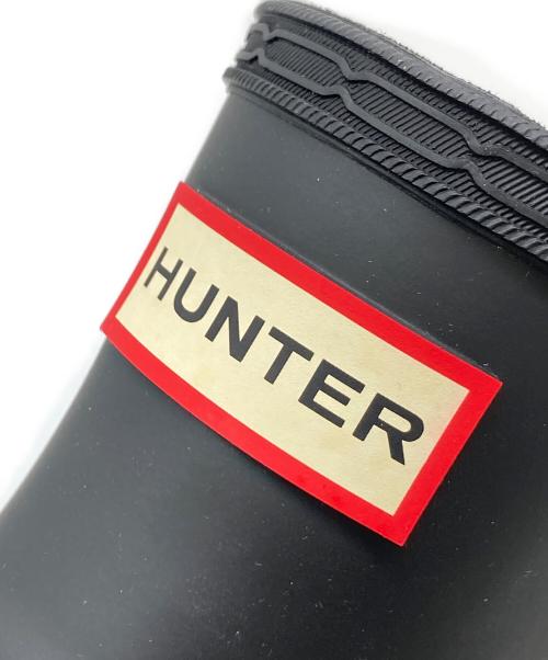 HUNTER（ハンター）HUNTER (ハンター) オリジナル プレイショート　レインブーツ　レインシューズ　長靴 ブラック サイズ:UK4の古着・服飾アイテム