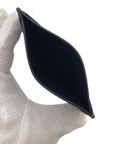 LOEWE（ロエベ）LOEWE (ロエベ) アナグラムロゴ オープンプレーンカードホルダー グレー×ブラック サイズ:実寸参照の古着・服飾アイテム