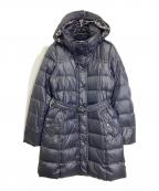 BURBERRY BLUE LABELバーバリーロンドンブルーレーベル）の古着「ダウンコート　ロングコート　アウター」｜ブラック