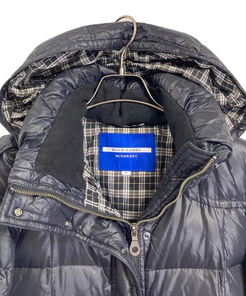 BURBERRY BLUE LABEL（バーバリー ブルー レーベル）BURBERRY BLUE LABEL (バーバリーロンドンブルーレーベル) ダウンコート　ロングコート　アウター ブラック サイズ:38の古着・服飾アイテム
