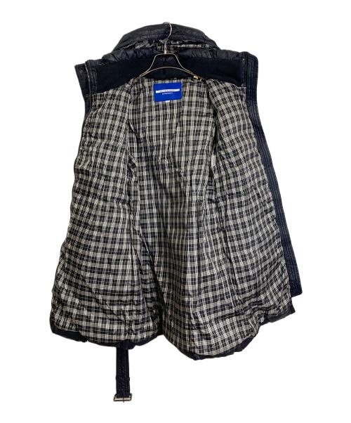 BURBERRY BLUE LABEL（バーバリー ブルー レーベル）BURBERRY BLUE LABEL (バーバリーロンドンブルーレーベル) ダウンコート　ロングコート　アウター ブラック サイズ:38の古着・服飾アイテム