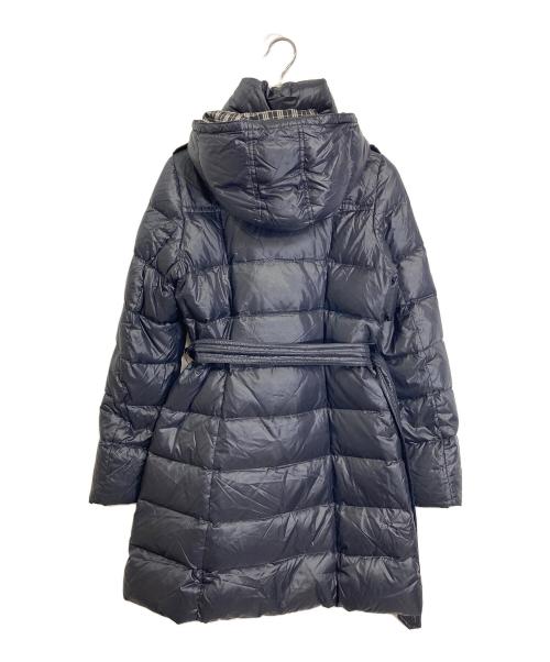 BURBERRY BLUE LABEL（バーバリー ブルー レーベル）BURBERRY BLUE LABEL (バーバリーロンドンブルーレーベル) ダウンコート　ロングコート　アウター ブラック サイズ:38の古着・服飾アイテム