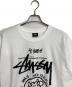 stussy (ステューシー) MARC JACOBS (マークジェイコブス) World Tour S/S/40thワールドツアーTシャツ　コットンシャツ　 ホワイト サイズ:L：10000円