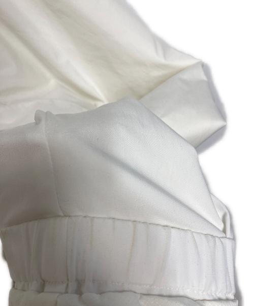 LACOSTE LIVE（ラコステライブ）LACOSTE LIVE (ラコステライブ) バックプリントコーチジャケット　アウター ホワイト×ブルー サイズ:XLの古着・服飾アイテム