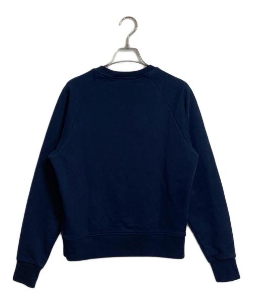maison kitsune（メゾンキツネ）maison kitsune (メゾンキツネ) FOX HEAD PATCH スウェット ネイビー サイズ:Sの古着・服飾アイテム