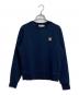 maison kitsune（メゾンキツネ）の古着「FOX HEAD PATCH スウェット」｜ネイビー