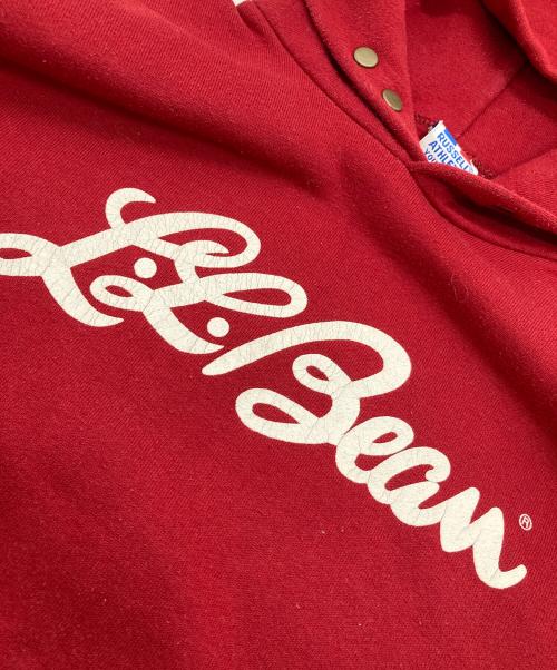 RUSSELL ATHLETIC（ラッセルアスレチック）RUSSELL ATHLETIC (ラッセルアスレチック) L.L.Bean (エルエルビーン) 90'sスウェットパーカー　９０年代　USA製 レッド サイズ:YOUTH　XLの古着・服飾アイテム