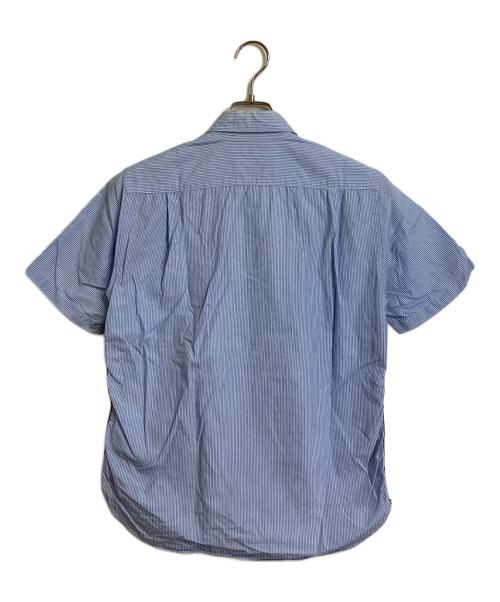 COMME des GARCONS HOMME（コムデギャルソン オム）COMME des GARCONS HOMME (コムデギャルソン オム) ストライプテープシャツ 半袖シャツ　08SS ホワイト×ネイビー サイズ:SSの古着・服飾アイテム