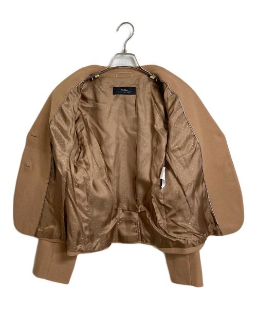 Max Mara WEEK END LINE（マックスマーラ ウイークエンドライン）MAX MARA WEEK END LINE (マックスマーラ ウイークエンドライン) ウールジャケット　テーラードジャケット ベージュ サイズ:42の古着・服飾アイテム
