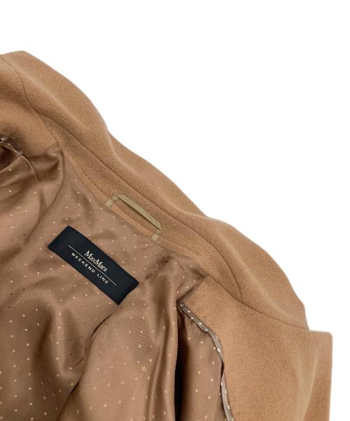 Max Mara WEEK END LINE（マックスマーラ ウイークエンドライン）MAX MARA WEEK END LINE (マックスマーラ ウイークエンドライン) ウールジャケット　テーラードジャケット ベージュ サイズ:42の古着・服飾アイテム