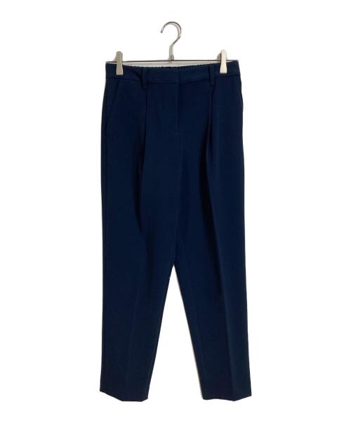 PLST（プラステ）PLST (プラステ) プレミアムオックスカラーレスジャケットパンツセットアップスーツ ネイビー サイズ:Mの古着・服飾アイテム