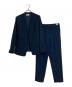 PLST（プラステ）の古着「プレミアムオックスカラーレスジャケットパンツセットアップスーツ」｜ネイビー