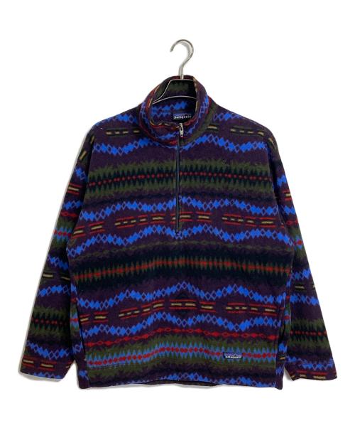 Patagonia（パタゴニア）Patagonia (パタゴニア) サカジャウィア シンチラハーフジップ フリースジャケット　USA製 マルチカラー サイズ:Mの古着・服飾アイテム