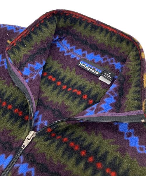 Patagonia（パタゴニア）Patagonia (パタゴニア) サカジャウィア シンチラハーフジップ フリースジャケット　USA製 マルチカラー サイズ:Mの古着・服飾アイテム