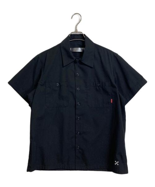 BLUCO WORK GARMENT（ブルコ ワーク ガーメント）BLUCO WORK GARMENT (ブルコ ワーク ガーメント) STANDARD WORK SHIRTS 半袖シャツ ブラック サイズ:Sの古着・服飾アイテム