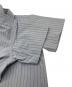 中古・古着 BLUCO WORK GARMENT (ブルコ ワーク ガーメント) STANDARD WORK SHIRTS  半袖シャツ　ストライプ ブルー サイズ:S：4000円