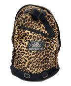 GREGORYグレゴリー）の古着「トゥルー レオパード ファインデイ デイパック　リュック　ヒョウ柄」｜イエロー×ブラック