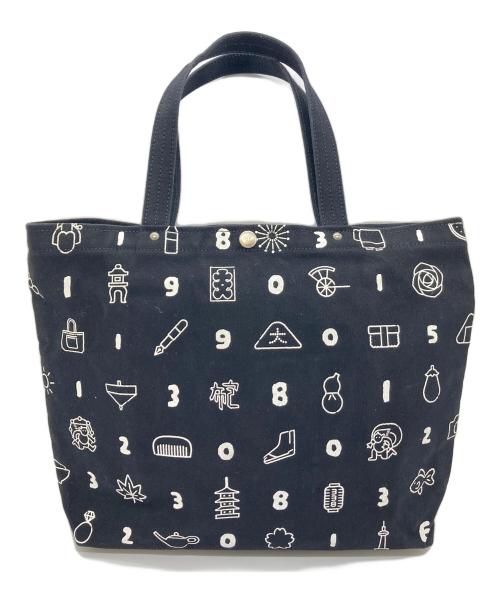 SOU・SOU（ソウソウ）SOU・SOU (ソウソウ) 京都高島屋 三三屋 一澤信三郎帆布 手提げかばん　トートバッグ ブラック サイズ:実寸参照の古着・服飾アイテム