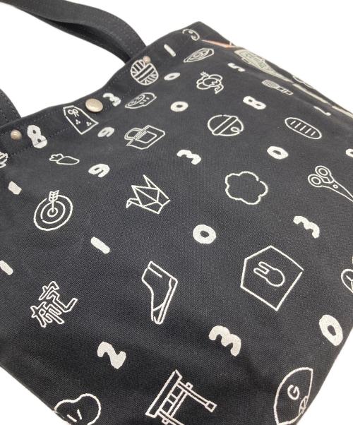 SOU・SOU（ソウソウ）SOU・SOU (ソウソウ) 京都高島屋 三三屋 一澤信三郎帆布 手提げかばん　トートバッグ ブラック サイズ:実寸参照の古着・服飾アイテム