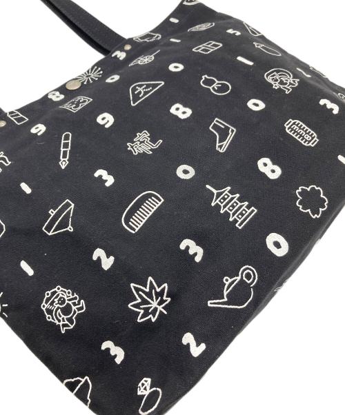 SOU・SOU（ソウソウ）SOU・SOU (ソウソウ) 京都高島屋 三三屋 一澤信三郎帆布 手提げかばん　トートバッグ ブラック サイズ:実寸参照の古着・服飾アイテム