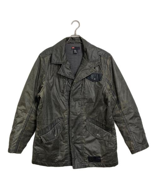 DIESEL（ディーゼル）DIESEL (ディーゼル) 【古着】コーティング中綿コート　00s グリーン サイズ: Lの古着・服飾アイテム