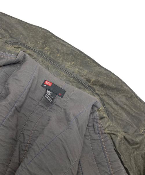 DIESEL（ディーゼル）DIESEL (ディーゼル) 【古着】コーティング中綿コート　00s グリーン サイズ: Lの古着・服飾アイテム