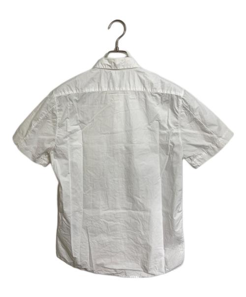 STONE ISLAND（ストーンアイランド）STONE ISLAND (ストーンアイランド) OXFORD S/S SHIRT ホワイト サイズ:Mの古着・服飾アイテム