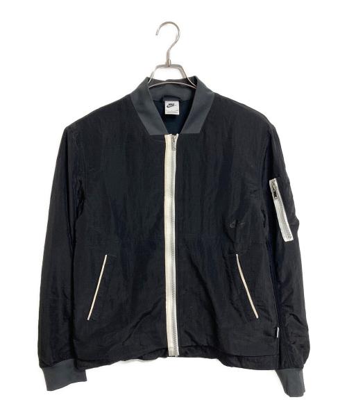 NIKE（ナイキ）NIKE (ナイキ) ナイロンボンバージャケット ブラック サイズ:Sの古着・服飾アイテム