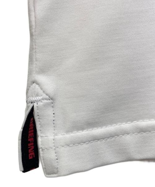 BRIEFING（ブリーフィング）BRIEFING (ブリーフィング) ポロシャツ SHOULDER LINE POLO メンズショルダーラインポロ ホワイト サイズ:Sの古着・服飾アイテム