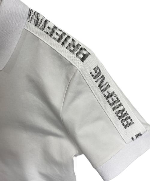 BRIEFING（ブリーフィング）BRIEFING (ブリーフィング) ポロシャツ SHOULDER LINE POLO メンズショルダーラインポロ ホワイト サイズ:Sの古着・服飾アイテム