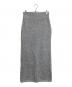 THE TOE（ザ・トゥー）の古着「シャギースカート/Cannes shaggy skirt silver」｜シルバー