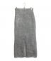 THE TOE (ザ・トゥー) シャギースカート/Cannes shaggy skirt silver シルバー サイズ:M：7000円