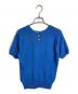 45rpm (45アールピーエム) ギマニットのTシャツ 半袖ニット ブルー サイズ:実寸参照：4000円