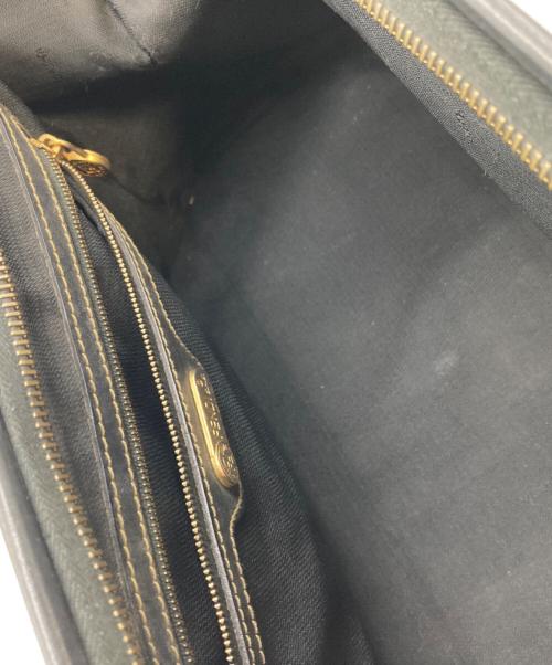 FENDI（フェンディ）FENDI (フェンディ) ペカン柄ミニボストンバッグ ブラウン×ブラックの古着・服飾アイテム