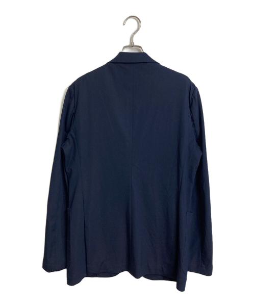BARNEYS NEWYORK（バーニーズ・ニューヨーク）BARNEYS NEWYORK (バーニーズ・ニューヨーク) テーラードジャケット ジャージージャケット シングルジャケット ネイビー サイズ:48の古着・服飾アイテム