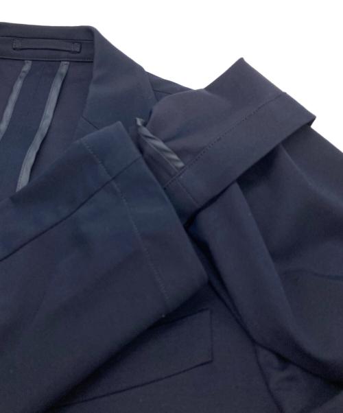 BARNEYS NEWYORK（バーニーズ・ニューヨーク）BARNEYS NEWYORK (バーニーズ・ニューヨーク) テーラードジャケット ジャージージャケット シングルジャケット ネイビー サイズ:48の古着・服飾アイテム