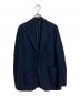 BARNEYS NEWYORK（バーニーズ・ニューヨーク）の古着「テーラードジャケット ジャージージャケット シングルジャケット」｜ネイビー