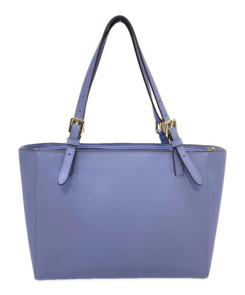 TORY BURCH（トリーバーチ）TORY BURCH (トリーバーチ) トートバッグ ヨークスモールバッグ スカイブルー サイズ:実寸参照の古着・服飾アイテム