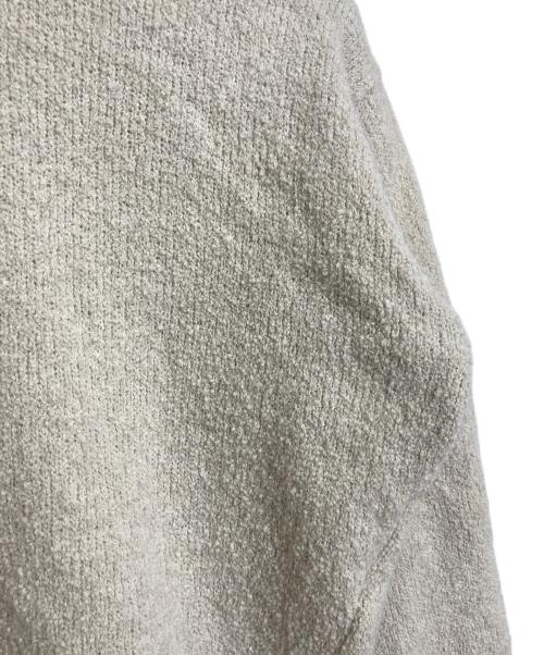 MUSE de Deuxieme Classe（ミューズ ドゥーズィエム クラス）MUSE de Deuxieme Classe (ミューズ ドゥーズィエム クラス) BLENDFOX BOUCLE クルーネックプルオーバー　ブレンドフォックス　長袖ニット　日本製 アイボリー サイズ:実寸参照の古着・服飾アイテム