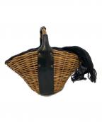 ebagosエバゴス）の古着「カゴバッグ/オイルショルダー1本手 紅藤」｜ベージュ×ブラック